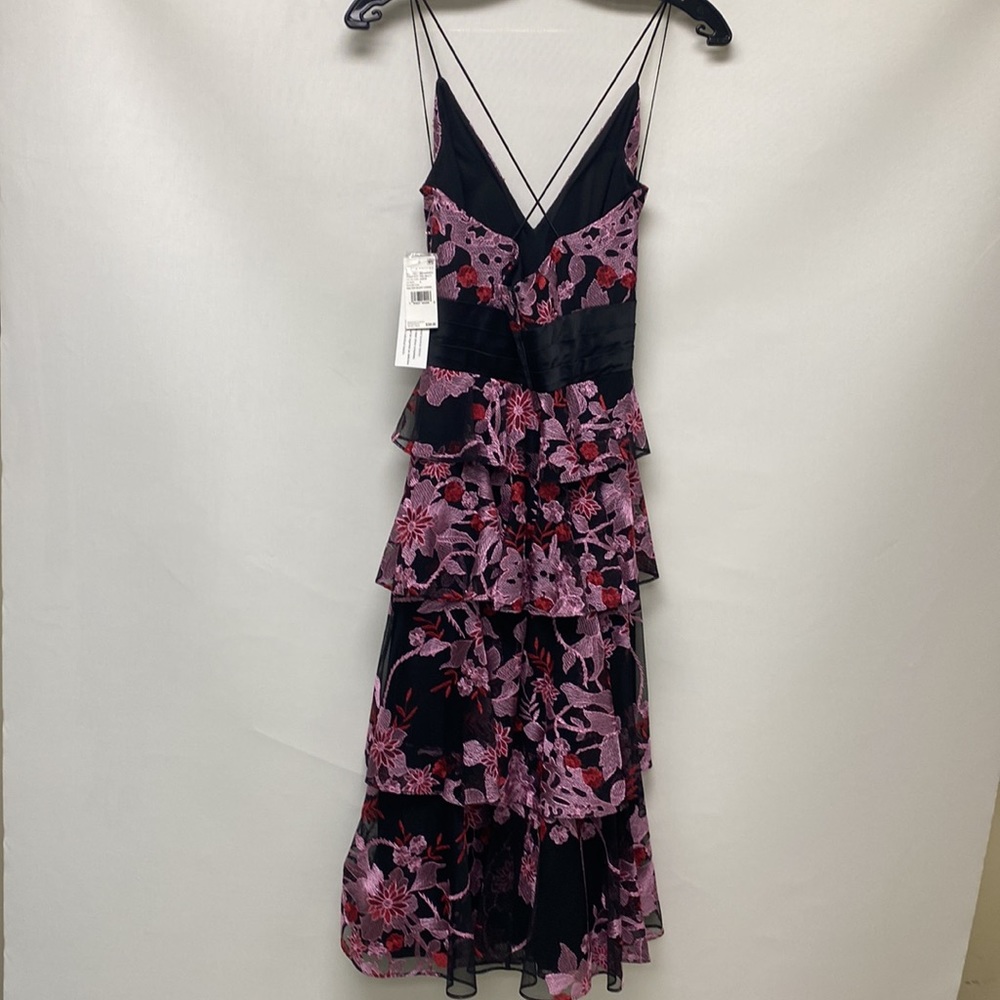 Aidan Mattox halter tiered midi dress - Picture 6 of 7